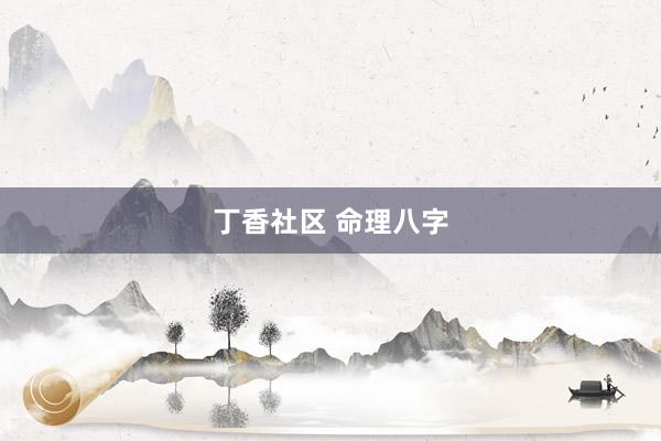 丁香社区 命理八字